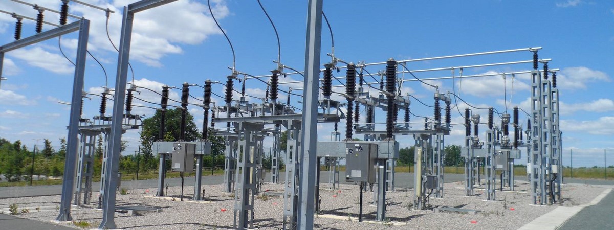 Poste HTB electrique industriel